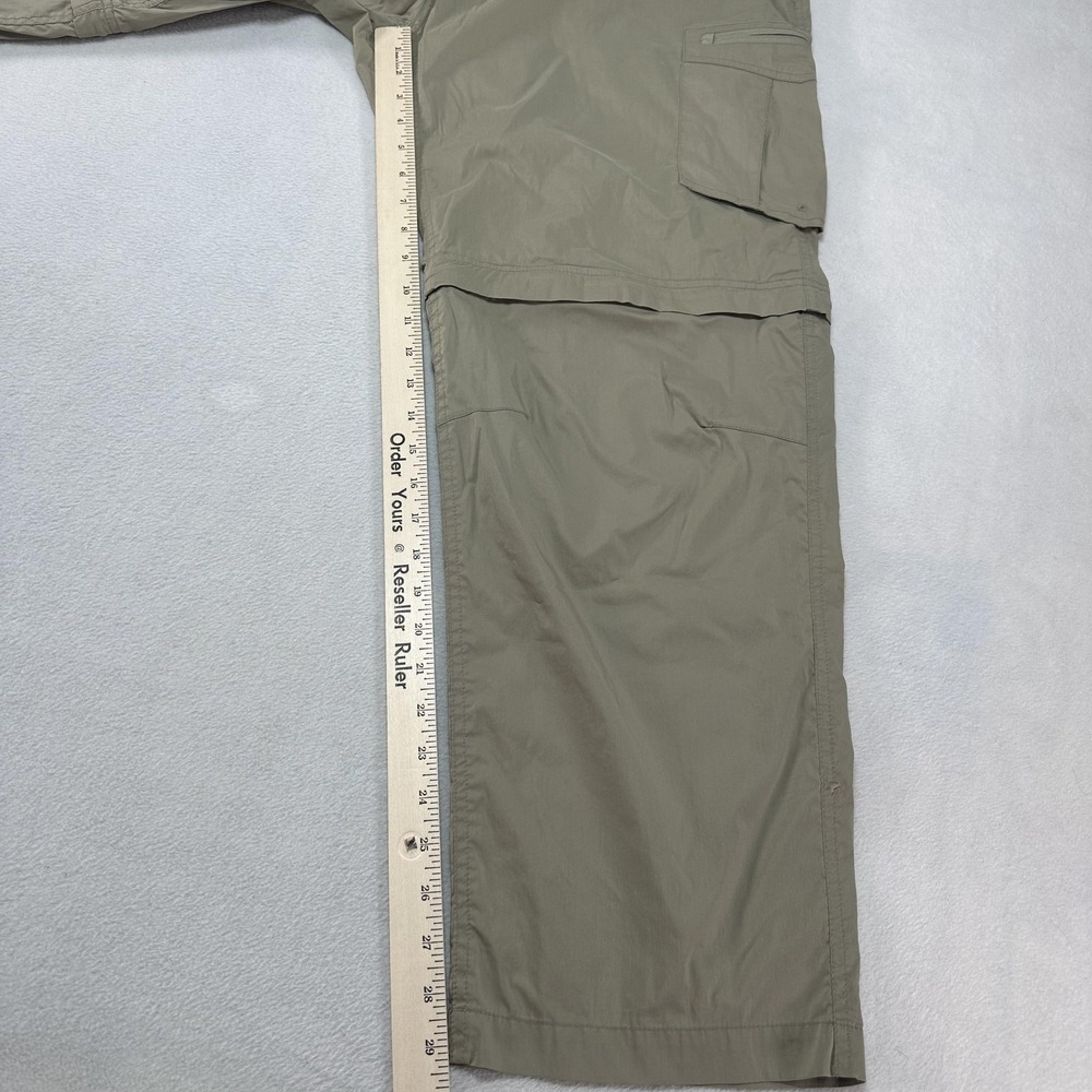 CQR‎ Pants Mens 40x30 Tan Convertible Zip Off Cargo Hiking Outdoors Travel - Picture 10 of 13